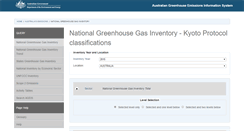 Desktop Screenshot of ageis.climatechange.gov.au