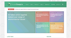 Desktop Screenshot of climatechange.ie
